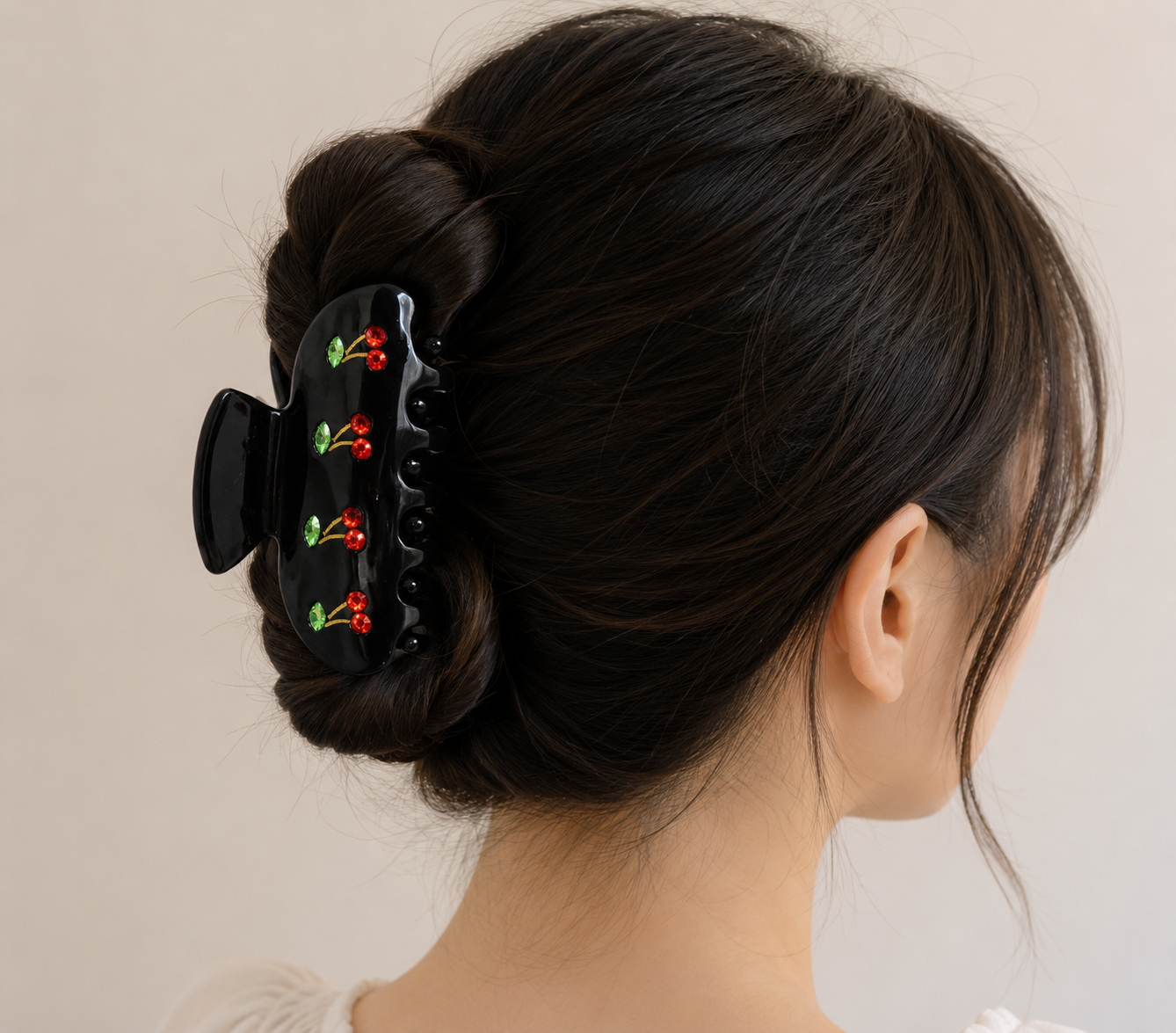 Cherry Blossom Hair Claw Clip